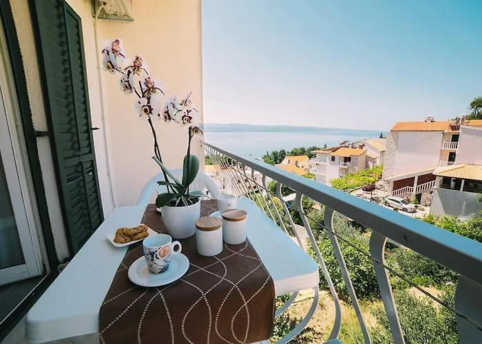 Lägenhet In With Sea View, Balcony, Air Conditioning, Wifi 4167-8 *