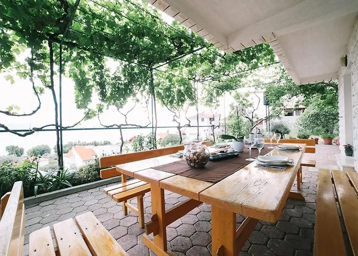 Lägenhet In With Sea View, Balcony, Air Conditioning, Wifi 4167-8 Duće